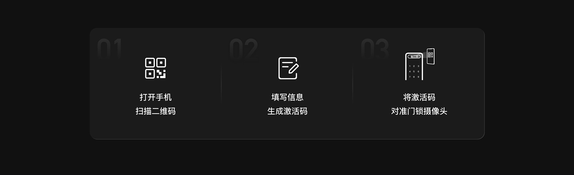 魔点 K50 三步轻松激活，扫码开机并绑定门锁